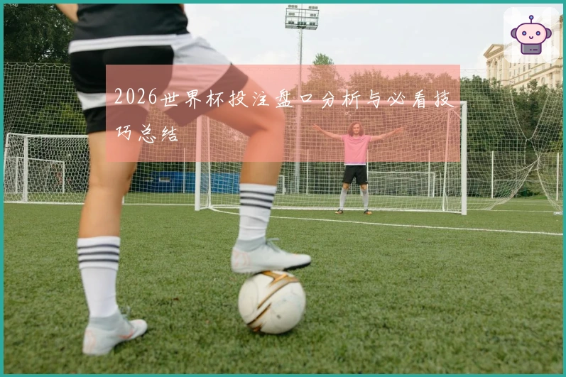 2026世界杯投注盘口分析与必看技巧总结